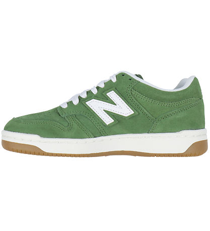 New Balance Shoes - 480 - White/Dark Alpine Green