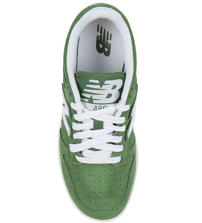 New Balance Shoes - 480 - White/Dark Alpine Green