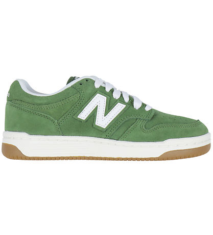New Balance Shoes - 480 - White/Dark Alpine Green