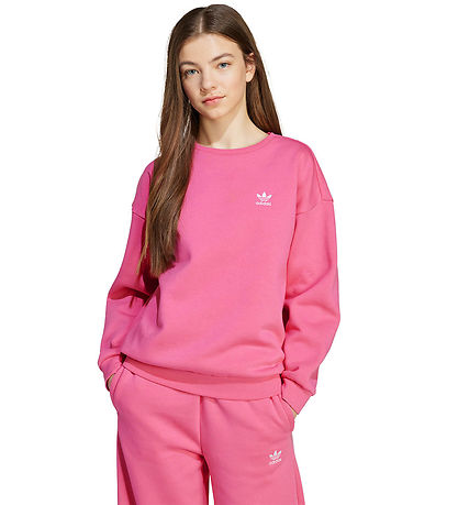 adidas Originals Sweatshirt - Pojkvän Crew - Pnkfus
