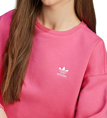 adidas Originals Sweatshirt - Pojkvän Crew - Pnkfus