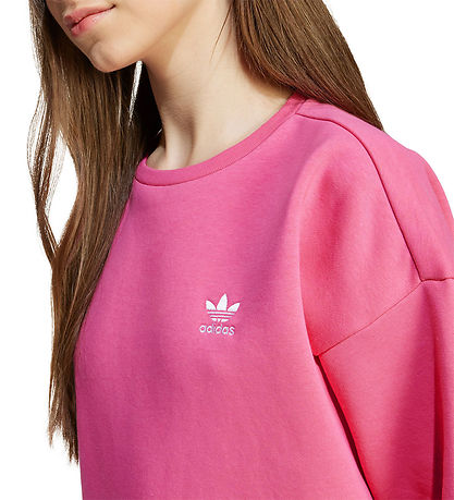 adidas Originals Sweatshirt - Pojkvän Crew - Pnkfus