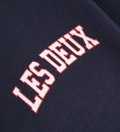 Les Deux Sweatpants - Aidan - Dark Navy Blue w. Logo