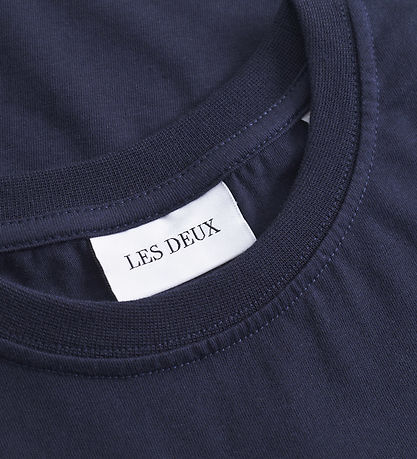 Les Deux Stuttermabolur - Aidan - Dark Dökkblátt Blue M. Lógó