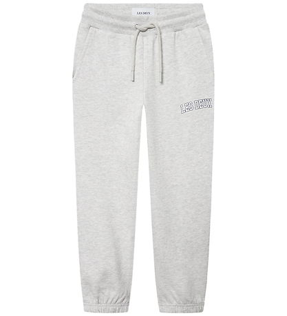 Les Deux Sweatpants - Aidan - Snow Melange w. Logo