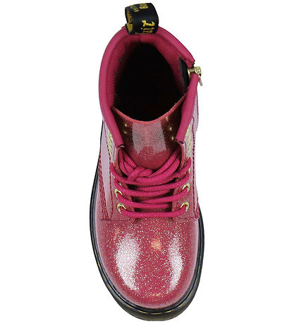 Dr. Martens Boots - 1460 J - Nebula Glitter - Fuchsia/Silver