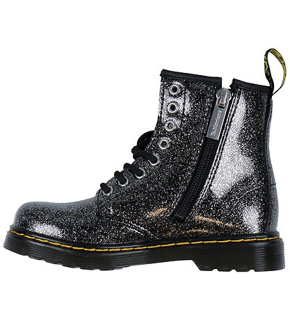 Dr. Martens Boots - 1460 J - Nebula Glitter - Black/Silver/Neb
