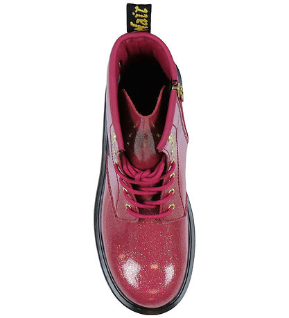 Dr. Martens Boots - 1460Y - Nebula Glitter - Fuchsia/Silver/Go
