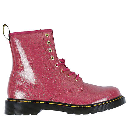 Dr. Martens Boots - 1460Y - Nebula Glitter - Fuchsia/Silver/Go