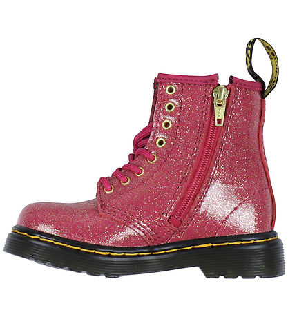 Dr. Martens Boots - 1460 T - Nebula Glitter - Fuchsia/Silver/G