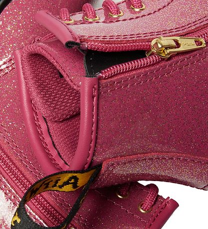 Dr. Martens Boots - 1460 T - Nebula Glitter - Fuchsia/Silver/G