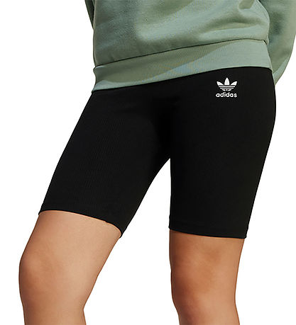 adidas Originals Bicycle Shorts - Rib - Black w. Logo