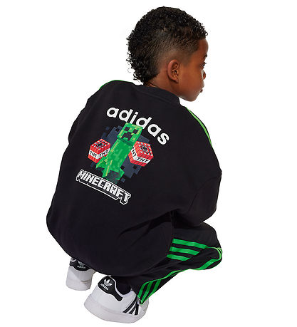 adidas Originals Jogging galli - Crew - Minecraft - Svart M. Lóg