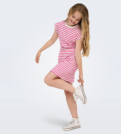 Kids Only Kjóll - KogTrine - Cloud Dansari/Fuchsia Fedora