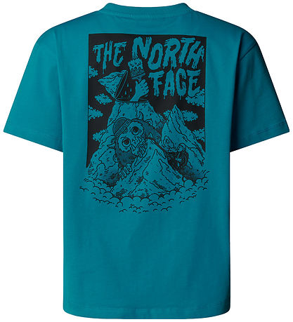 The North Face T-shirt - Oversize - Tofs Blue m. Tryck