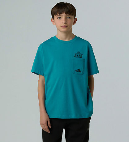 The North Face T-shirt - Oversize - Tofs Blue m. Tryck
