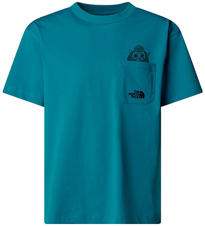 The North Face T-shirt - Oversize - Tofs Blue m. Tryck