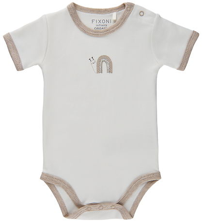 Fixoni Romper s/s - m. Print - Zandmelange
