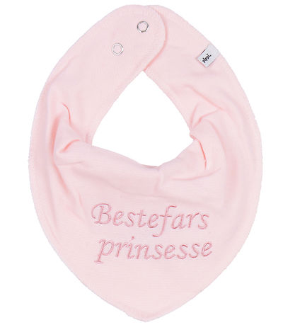 Pippi Teething Bib - Pointy - Lightrose