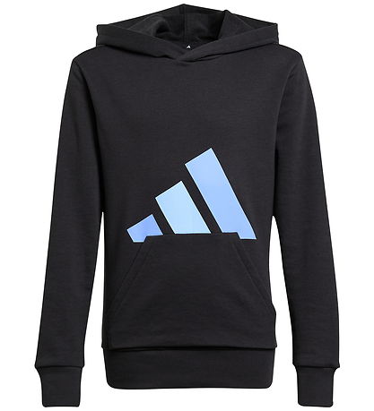 adidas Performance Kapuzenpullover - Black/Blufus/Globlu m. Logo