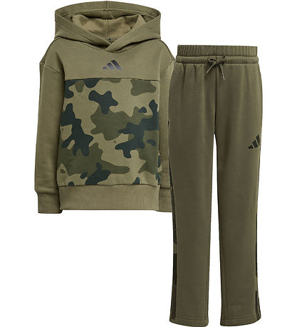 adidas Performance Jogging galli - LK Camo FL SET - OLITR/White