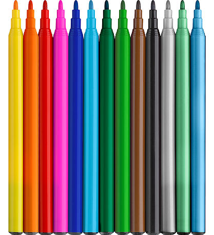 Faber-Castell Tússlitir - 10+3 Stk. - Risaeðla - Málmlitað