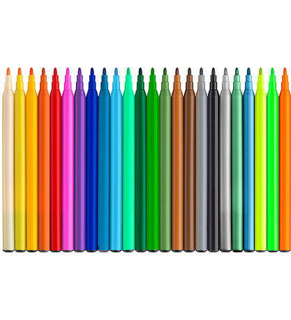 Faber-Castell Markers - 18+3 Metallic + 3 Neon - Dinosaur