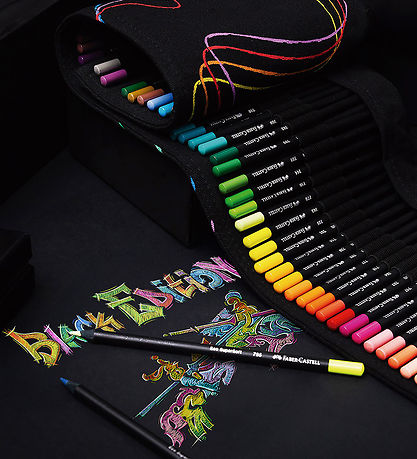 Faber-Castell Buntstifte - Tintenroller-Etui - 72 Teile