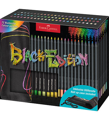 Faber-Castell Buntstifte - Tintenroller-Etui - 72 Teile