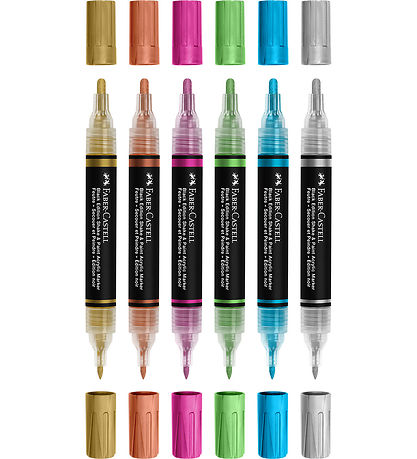 Faber-Castell Tussit - Ravista ja maalaa Akryyli - 6 kpl. - Meta