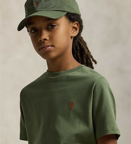 Polo Ralph Lauren Stuttermabolur - Myntugrænt Olive