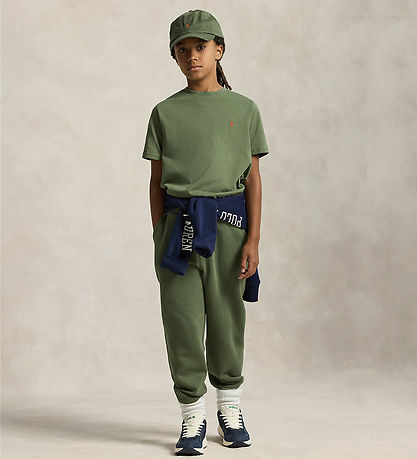 Polo Ralph Lauren Stuttermabolur - Myntugrænt Olive