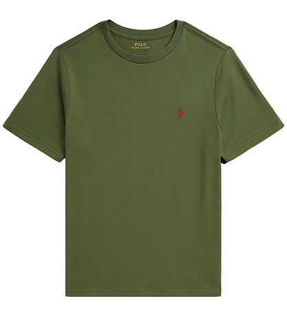 Polo Ralph Lauren Stuttermabolur - Myntugrænt Olive