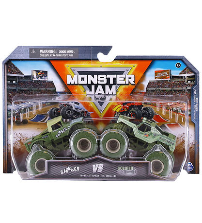 Monster Jam Truck - 1:64 - 2er-Pack - Druckguss