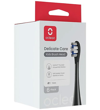 Oclean Zahnbürstenköpfe - Delicate Care - 6er-Pack - Schwarz