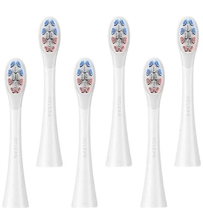 Oclean Zahnbürstenköpfe - Zart Care - 6er-Pack - Weiß