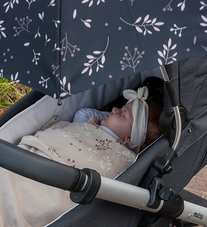 Dooky Parasol To Stroller - Romantic Leave - UV50+ - Black