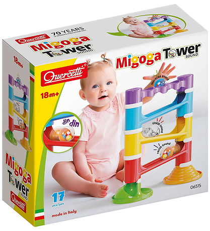 Quercetti Migoga Tower w. Sound - 17 Parts