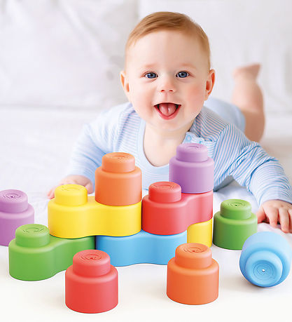 Quercetti Soft Blocks - 12 pcs - Momy Soft