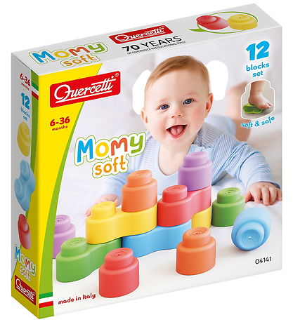 Quercetti Soft Blocks - 12 pcs - Momy Soft