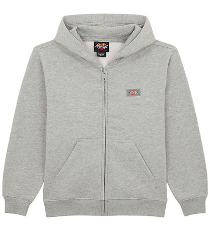 Dickies Cardigan - Oakport - Heather Gray w. Logo