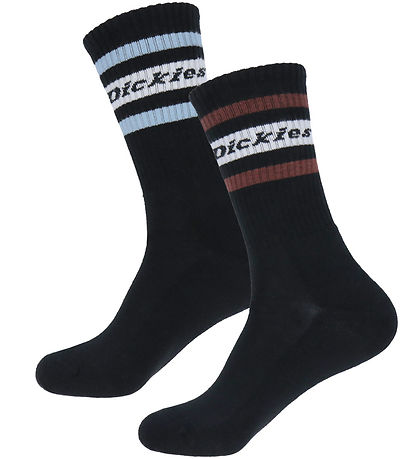 Dickies Socken - 2er-Pack - Genola - Schwarz/Tibetrot
