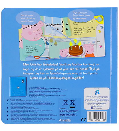 Alvilda Book - Peppa Pig w. Birthday song