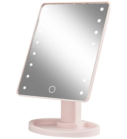 Gillian Jones Table mirror - Square - LED/Touch - Pink