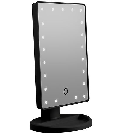 Gillian Jones Table mirror - Square - LED/Touch - Black