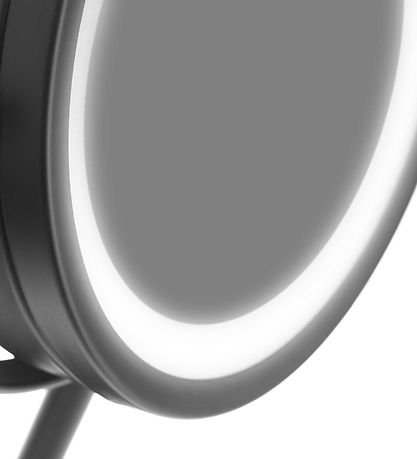 Gillian Jones Table mirror - Round - LED/Magnifier - Mat Black
