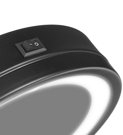 Gillian Jones Table mirror - Round - LED/Magnifier - Mat Black