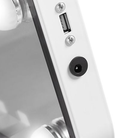 Gillian Jones Makeup mirror - 12 LED/Smartphone holder - White