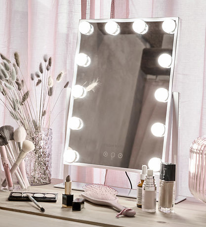 Gillian Jones Sminkspegel - 12 LED/Touch - Vit