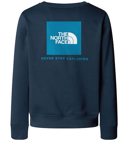 The North Face Sweatshirt - Navy w. Logo